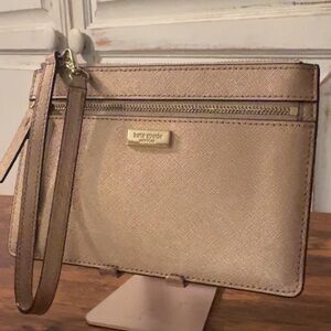 Kate Spade New York Tinie Laurel Way Rosegold Wristlet